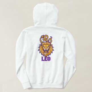 Leo Stjärntecken Guldmaskot Grafik Hoodie