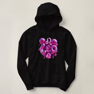LEO Stjärntecken Horoskop Typografi Rosa Bubbelbok T Shirt
