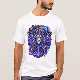 Leo Stjärntecken Lejon Celestial Astrologi T-Shirt