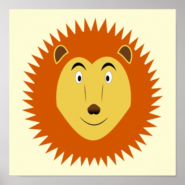 Leo Stjärntecken Lejon Födelsedag Poster (Framsidan)