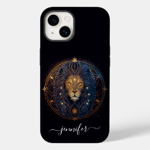 Leo stjärntecken svart och guld Case-Mate iPhone f