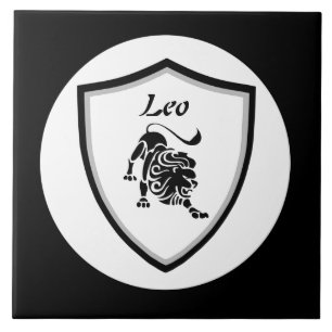Leo-symbol kakelplatta