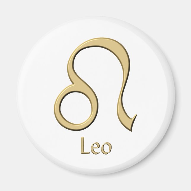 Leo-symbol Magnet (Framsidan)