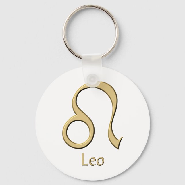 Leo-symbol Nyckelring (Framsida)