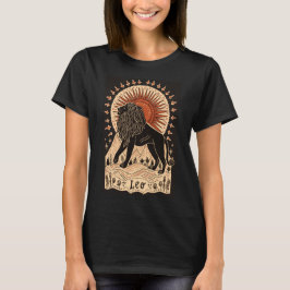 Leo - T-Shirt Celestial Zodiac Art