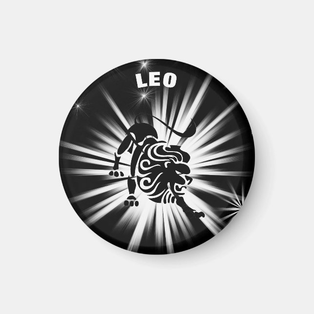 Leo-tecken Magnet (Framsidan)