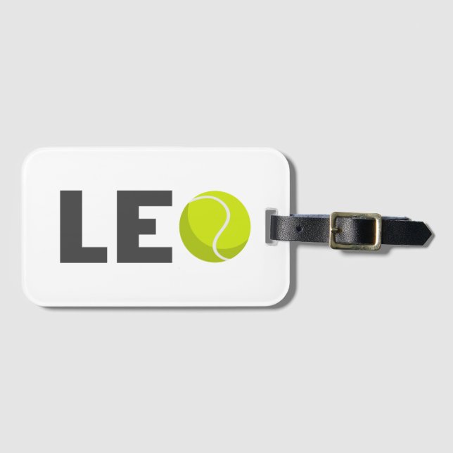 Leo Tennis Bagagebricka (Framsida horisontal)