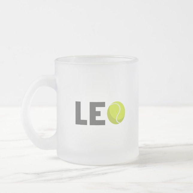 Leo Tennis Frostad Glasmugg (Vänster)