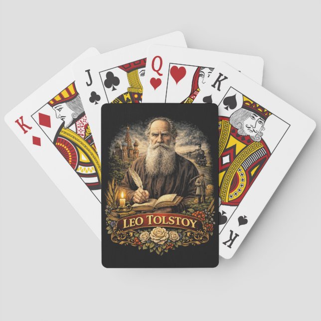 Leo Tolstoj Casinokort (Baksidan)