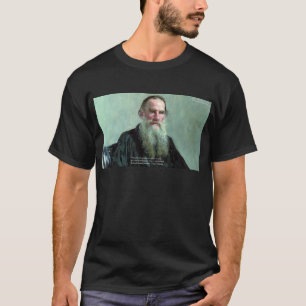 Leo Tolstoj "Vet ingenting" Citatpresenter Tröjor