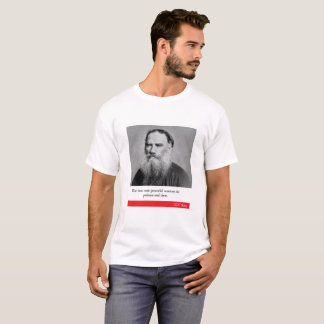 Leo Tolstoy citationstecken T Shirt