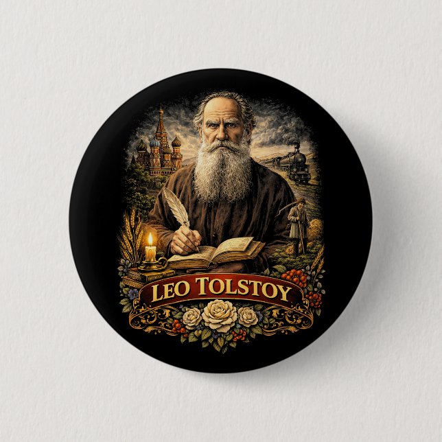 Leo Tolstoy Knapp (Framsida)