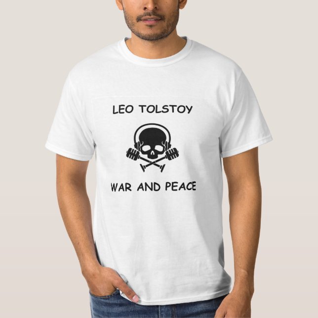 Leo Tolstoy - krig och fred T-shirt (Framsida)
