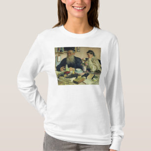 Leo Tolstoy med hans fru i Yasnaya Polyana T Shirt