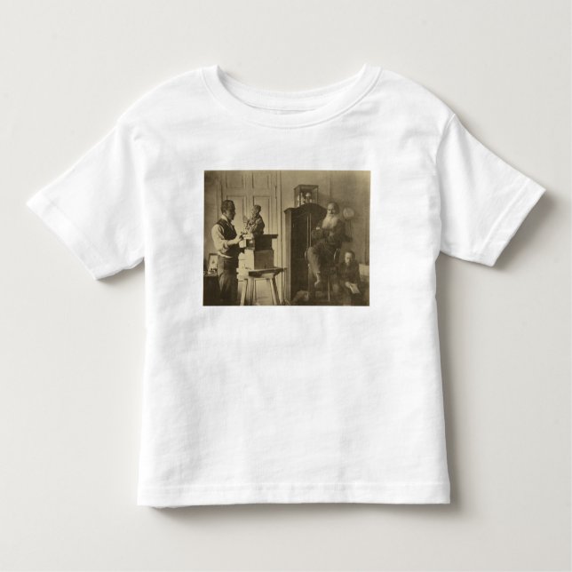 Leo Tolstoy och skulptorn Prince Paolo T-shirt (Framsida)