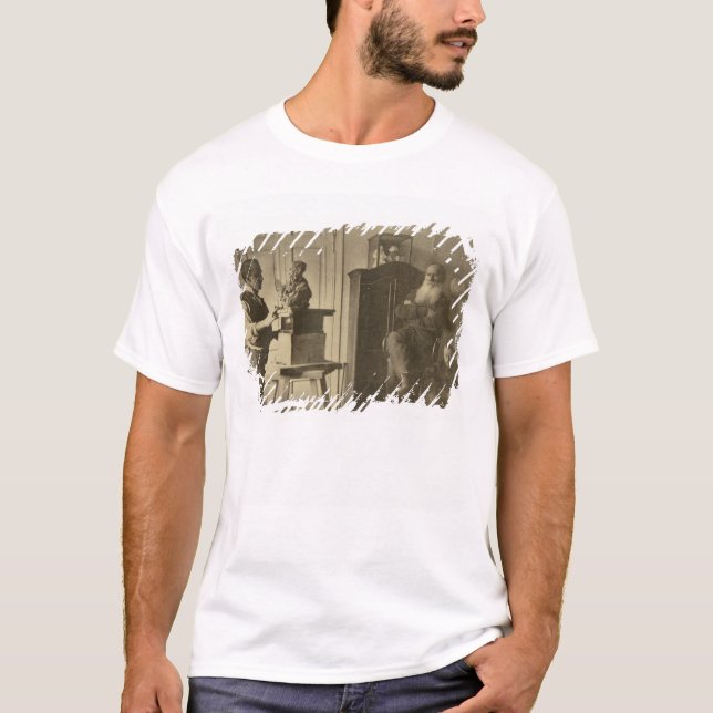 Leo Tolstoy och skulptörprincen Paolo T-shirt (Framsida)