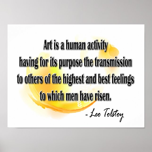 Leo Tolstoy Poster (Framsidan)