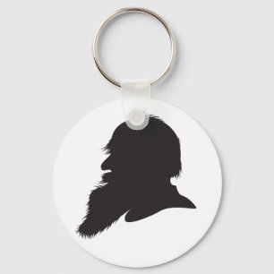 Leo Tolstoy profilerar porträtt Nyckelring