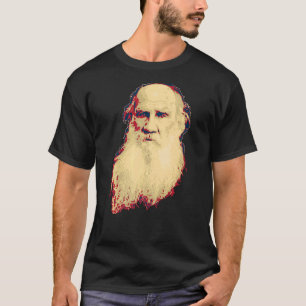Leo Tolstoy Retro Propaganda T Shirt