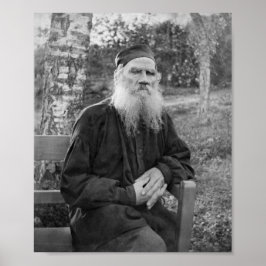 Leo Tolstoy - Ryska författaren Porträtt Poster