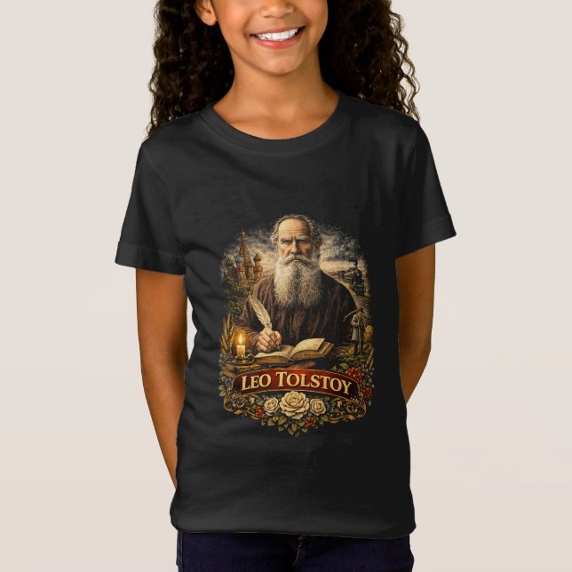 Leo Tolstoy T Shirt (Framsida)