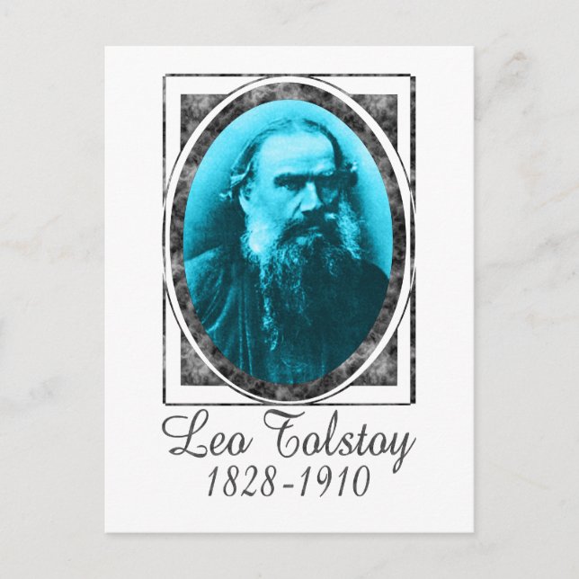 Leo Tolstoy Vykort (Framsida)