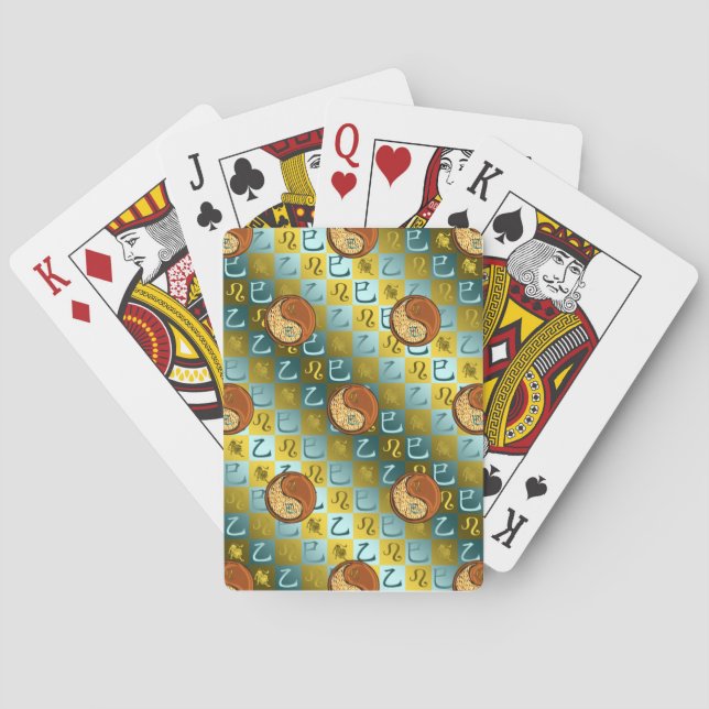Leo & Trä Orm Casinokort (Baksidan)