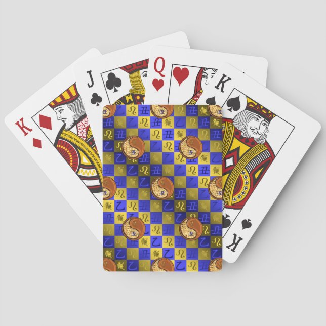 Leo & Trä Oxe Casinokort (Baksidan)