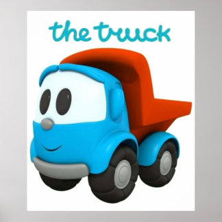 Leo Trcuk Kids Poster