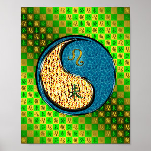 Leo & Vatten Goat Poster