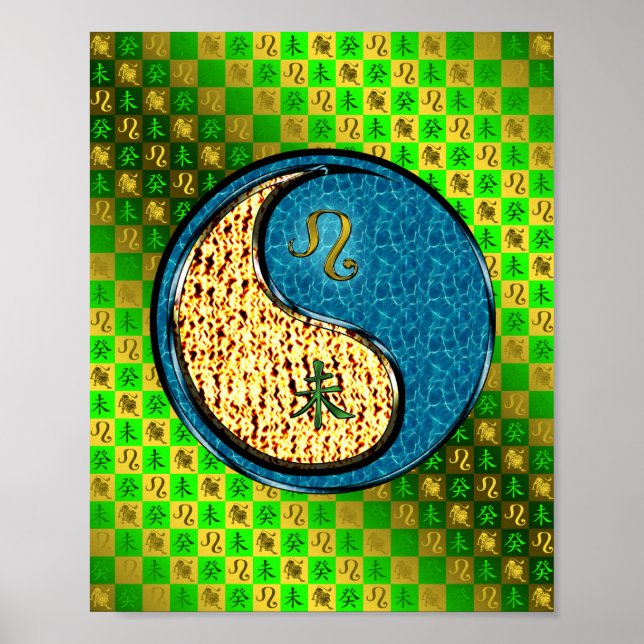 Leo & Vatten Goat Poster (Framsidan)