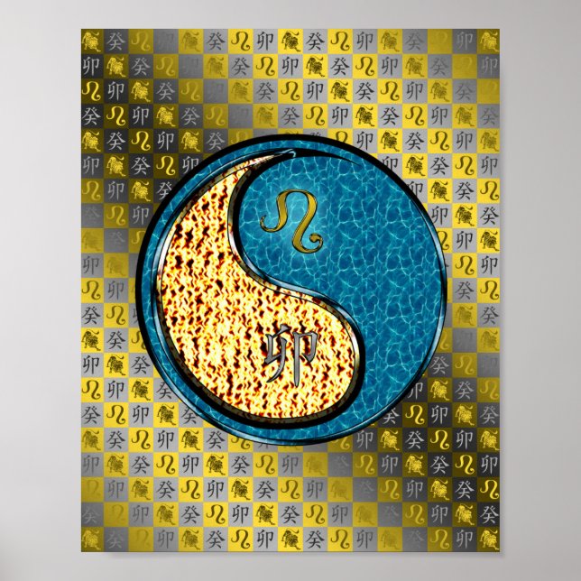 Leo & Vatten Rabbit Poster (Framsidan)