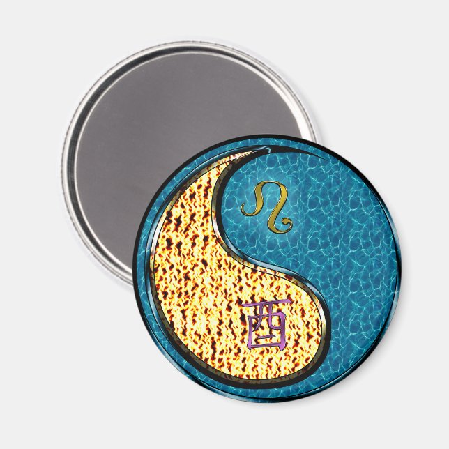 Leo & Vatten Tupp Magnet (Front/Back)