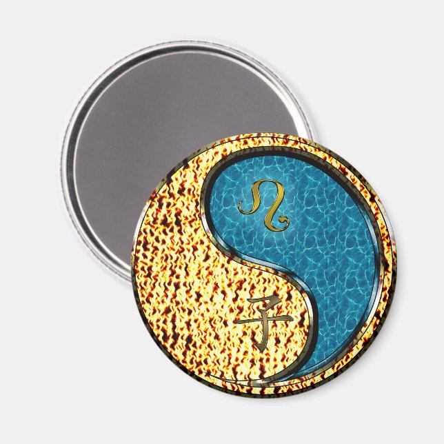 Leo & Vattenråtta Magnet (Front/Back)