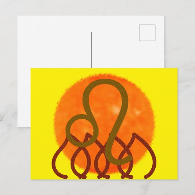 Leo Vykort (Fram/baksida)