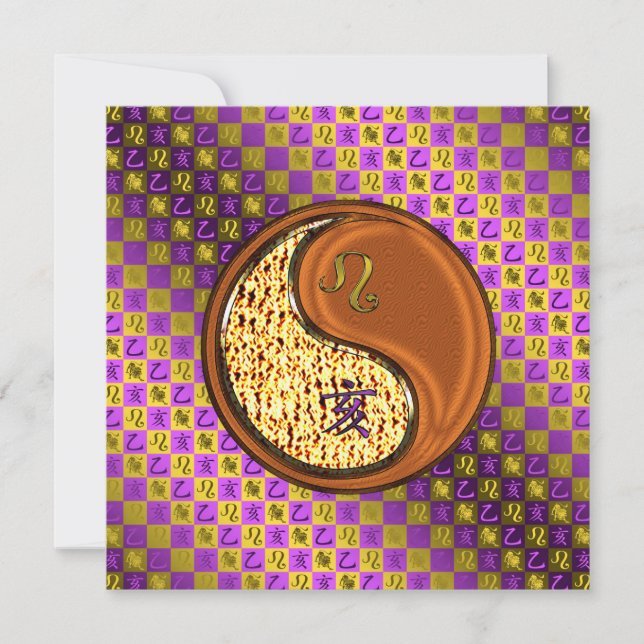 Leo & Wood Boar Kort (Framsida)