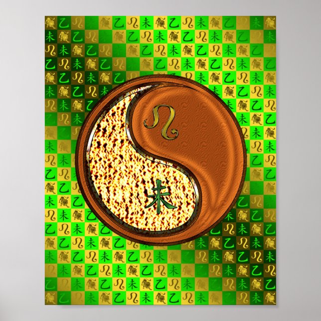 Leo & Wood Goat Poster (Framsidan)