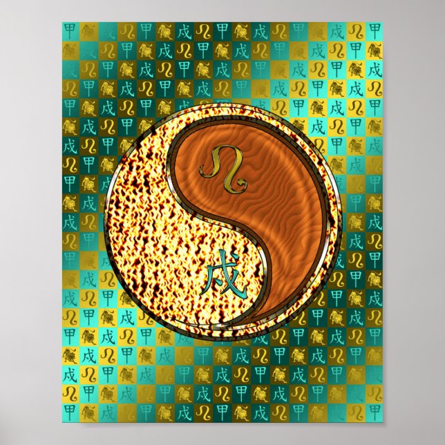 Leo & Wood Hund Poster (Framsidan)