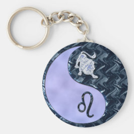 Leo Yin Yang Nyckelring