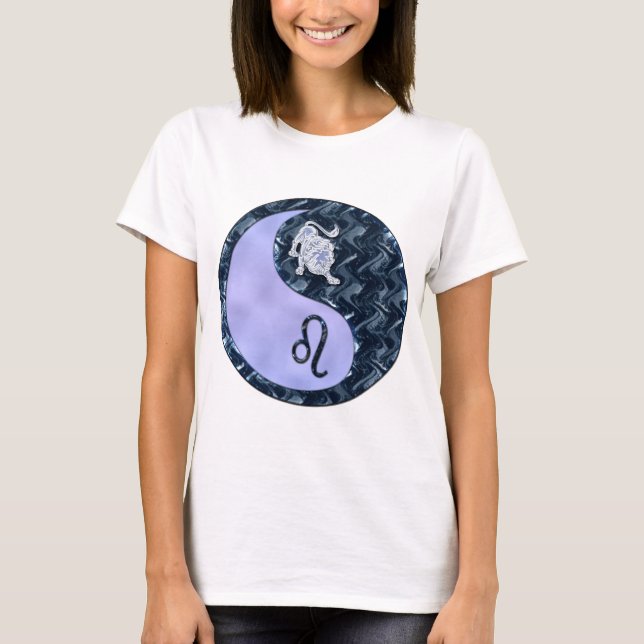 Leo Yin Yang Tee Shirt (Framsida)