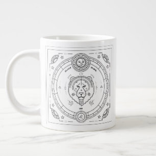 Leo Zodiac Anpassningsbar Birthday Mugg Jumbo Mugg