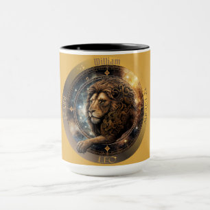 Leo Zodiac Anpassningsbar Kaffe Mugg