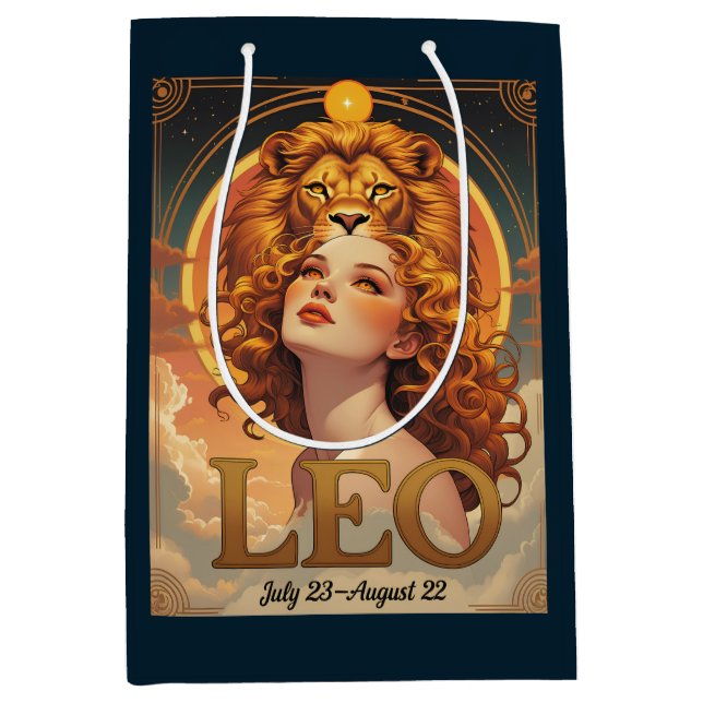 Leo Zodiac Art juli Authday (Framsidan)