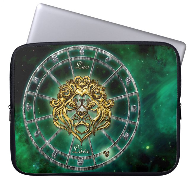 Leo Zodiac Astrology-design Laptop Fodral (Framsidan)