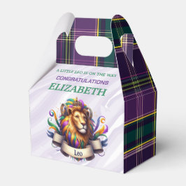 Leo Zodiac Baby Shower 4"w x 2.5"l x 5"h Presentaskar