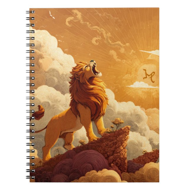 Leo Zodiac bärbar dator Anteckningsbok (Framsidan)