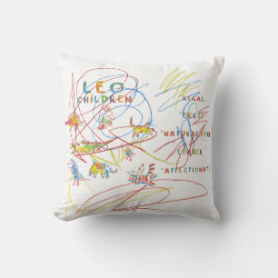 Leo Zodiac Children's Astrology Pillow Kudde
