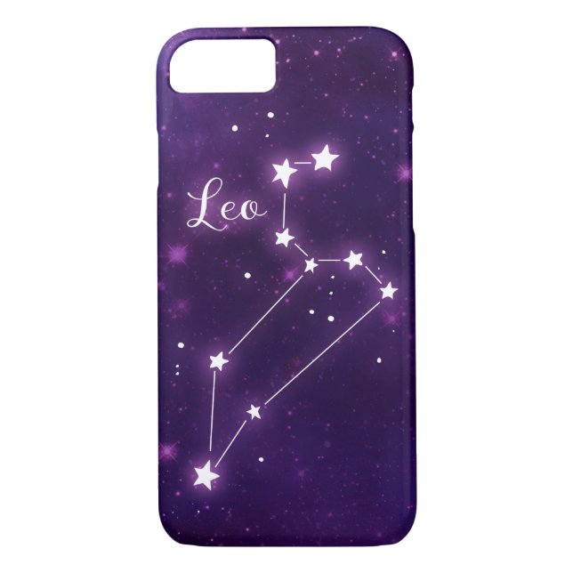Leo Zodiac Constellation Phone Case Case-Mate iPhone Skal (Baksida)