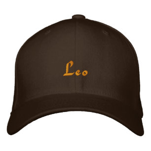 Leo Zodiac Embroiderad kap/hatt Broderad Keps