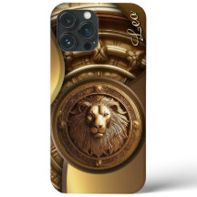 Leo, zodiac, guld, Birth, design, trend